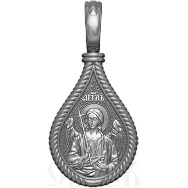 нательная икона св. блаженная ангелина сербская королева, серебро 925 проба с родированием (арт. 06.004р)